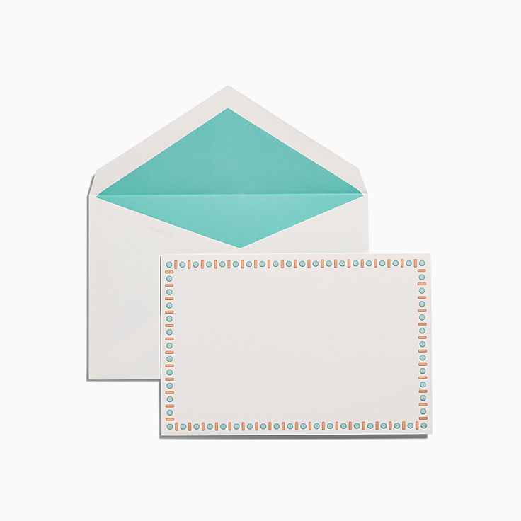ティファニー ファセット ノートカード 12枚セット、ティファニー ブルー | Tiffany u0026 Co.