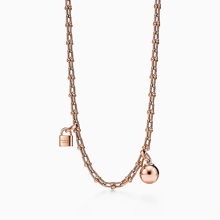 チェーンネックレス ローズ ゴールド | Tiffany & Co 