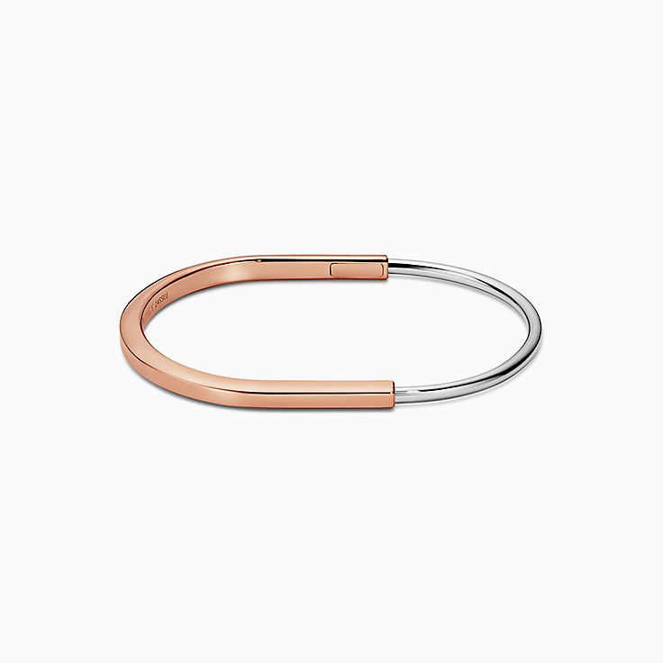ティファニー ロック ローズ ゴールド ブレスレット | Tiffany & Co