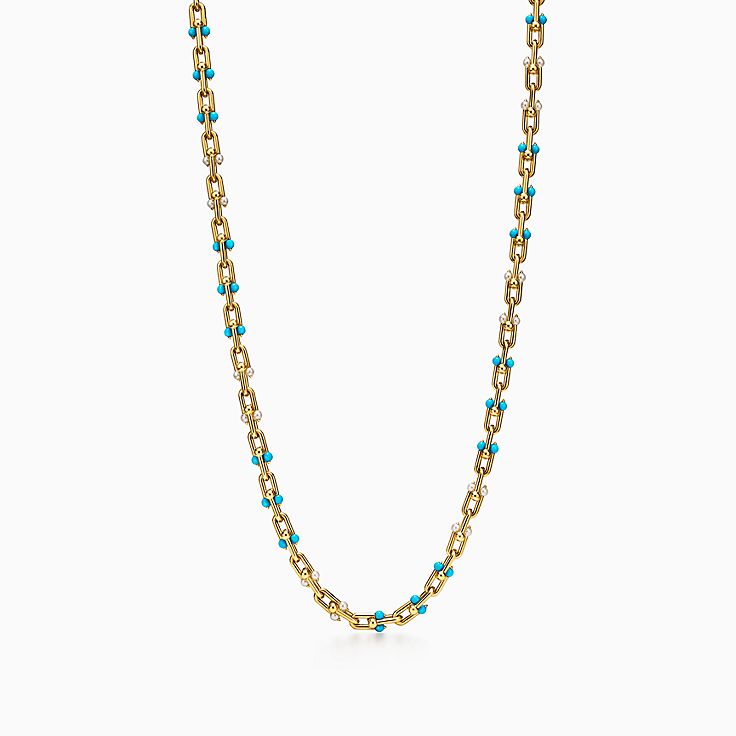 Tiffany & Co. ネックレス ターコイズ ポーチ付き 12月の誕生石 & ターコイズ ネックレス・ペンダント | Tiffany & Co.
