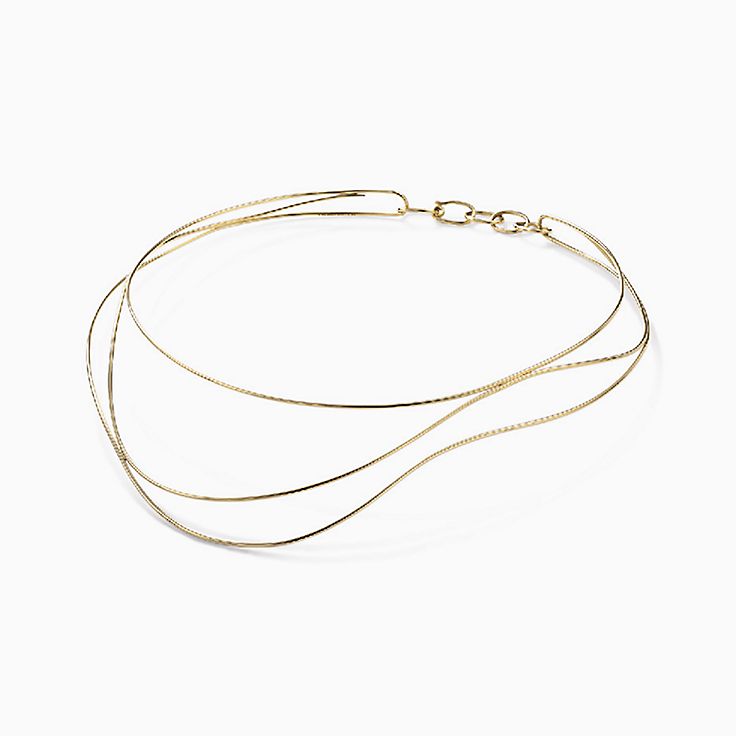 エルサ・ペレッティ™ ウェーブ ネックレス 18Kゴールド | Tiffany & Co.