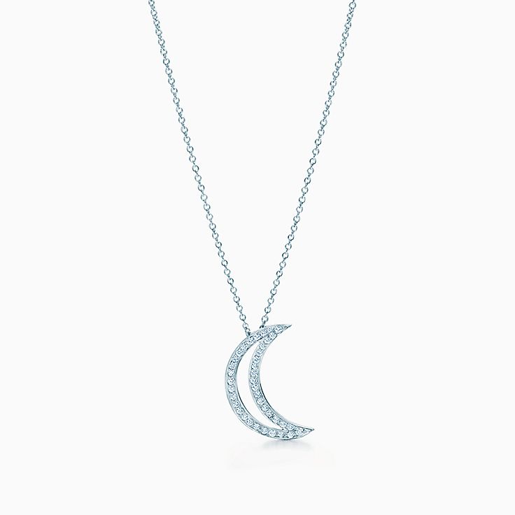 tiffany and co moon necklace