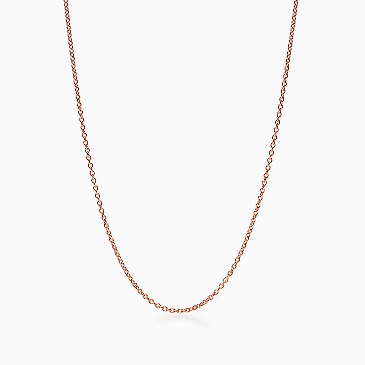 チェーンネックレス ローズ ゴールド | Tiffany & Co.