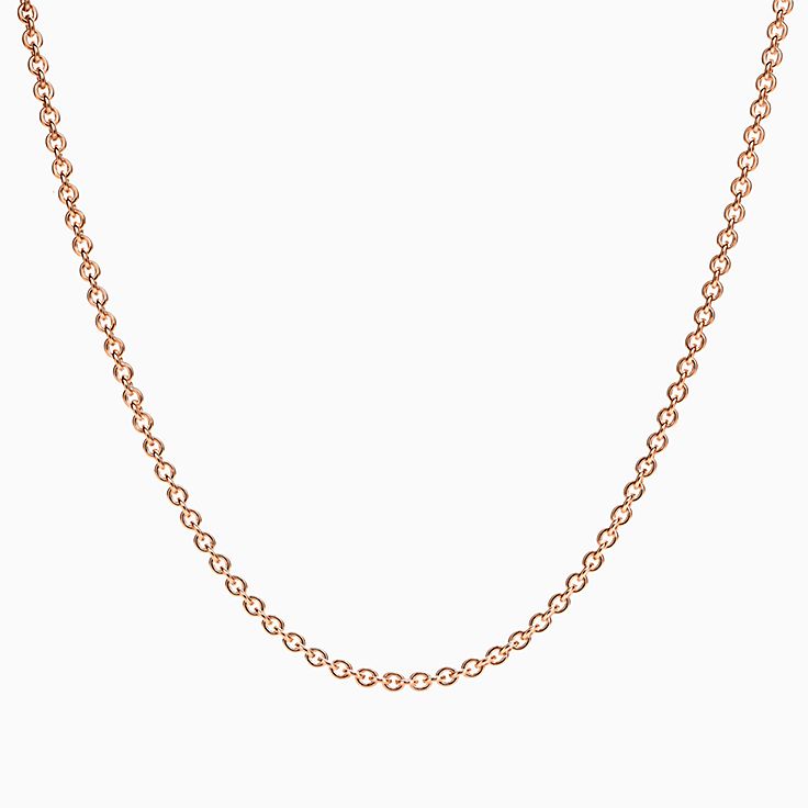 Tiffany HardWear graduated link necklace in 18k rose gold