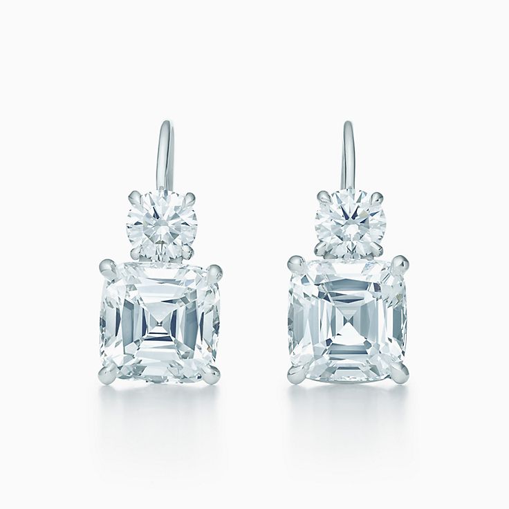 ティファニー レガシー ダイヤモンド ピアス プラチナ | Tiffany & Co.
