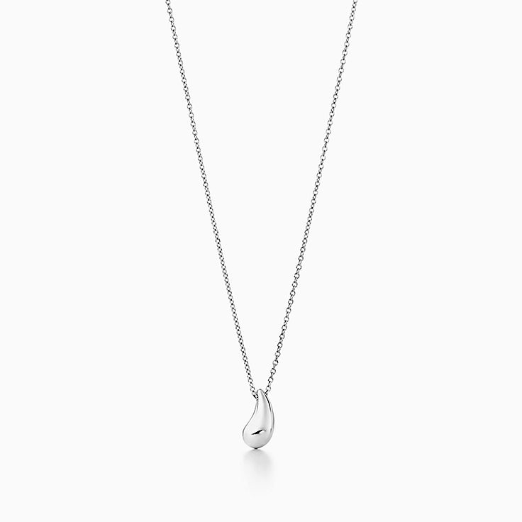Tiffany& Co.  Silver ティアドロップネックレス