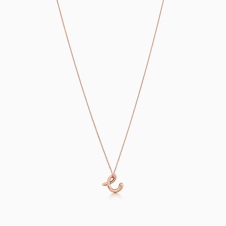 エルサ・ペレッティ™ アルファベット ペンダント ローズゴールド（ミニ  