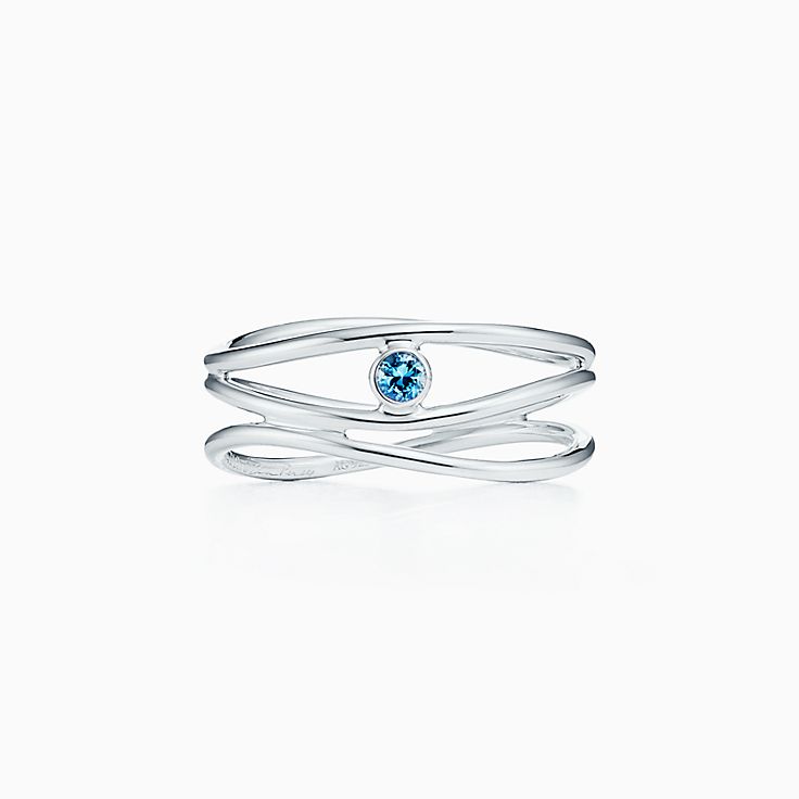アクアマリン リング（指輪） | Tiffany & Co.