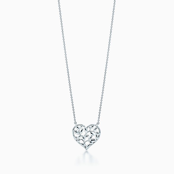 パロマ ピカソ オリーブ リーフ ハート ペンダント スターリングシルバー Tiffany Co パロマ ピカソ オリーブ リーフ ハート ペンダント スターリングシルバー Tiffany Co