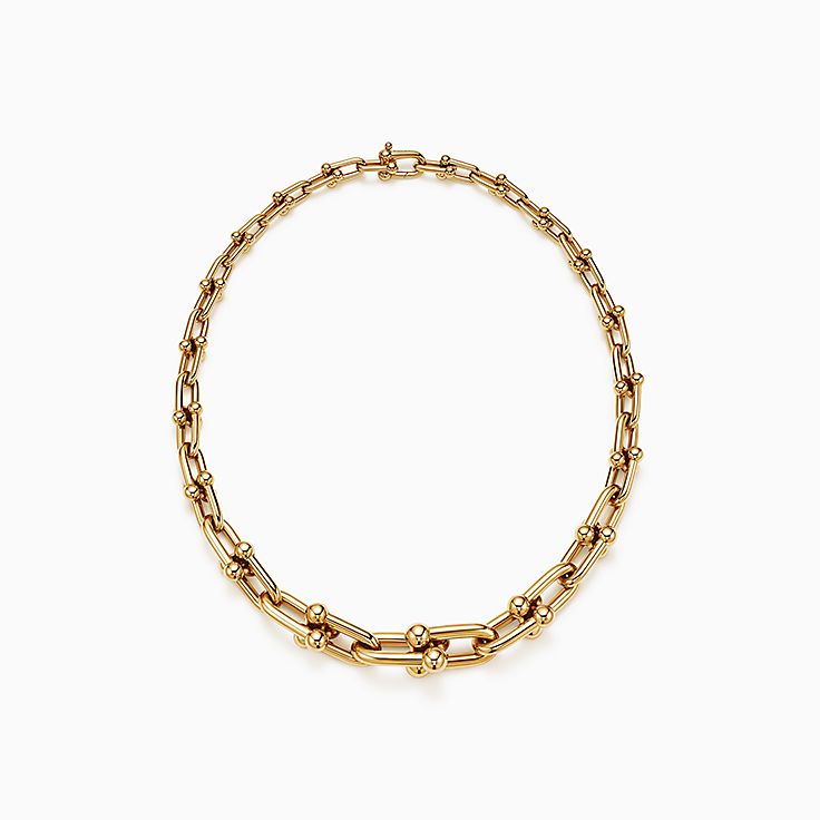 tiffanys gold necklace