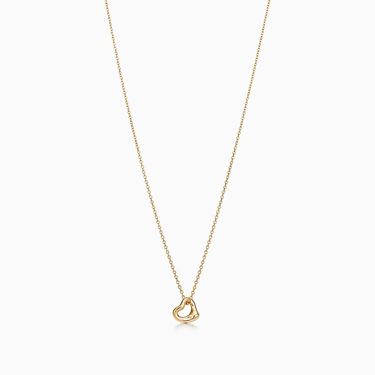 【美品】TIFFANY\u0026Co.オープンハート　ペンダント