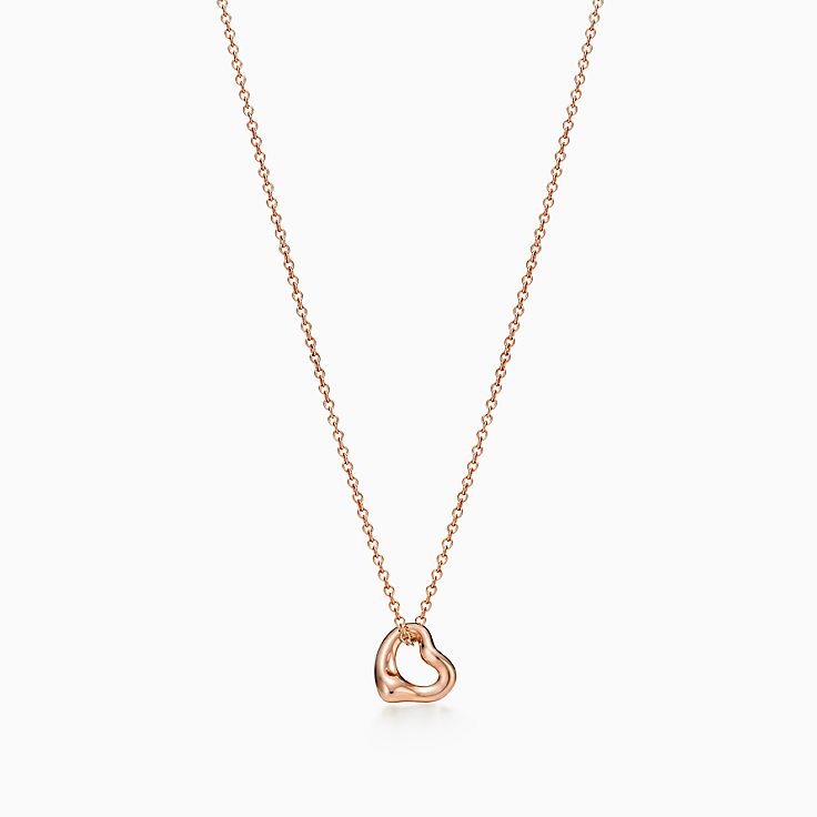 Tiffany & Co. オープン ハート ペンダント