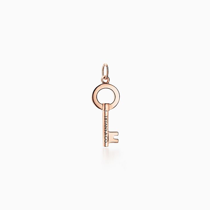 ティファニー キー モダン キー オープン ラウンド キー ペンダント ミニ 18kローズゴールド Tiffany Co