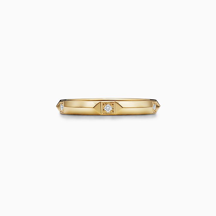 ティファニー トゥルー バンドリング ダイヤモンド 18K ゴールド 幅 