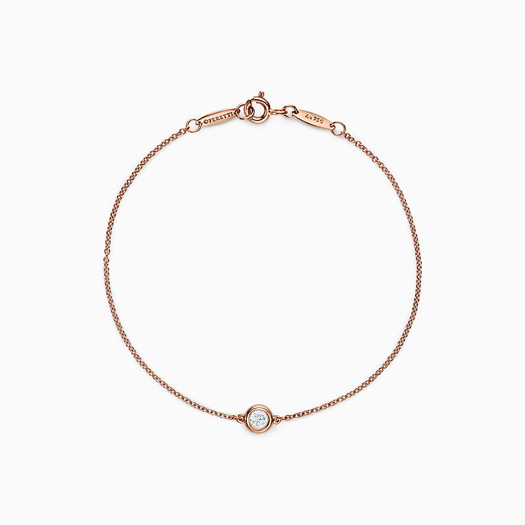 エルサ ペレッティ ダイヤモンド バイ ザ ヤード ブレスレット ダイヤモンド 18k ローズゴールド Tiffany Co