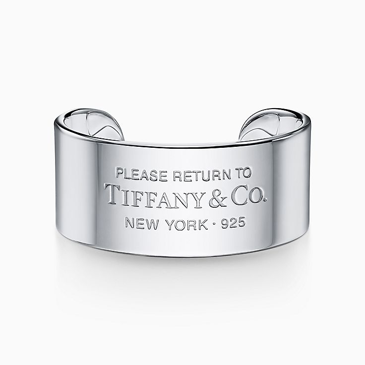リターン トゥ ティファニー™ ワイド カフ（ミディアム）スターリング  