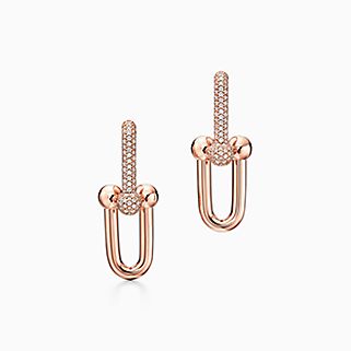 ティファニー ハードウェア:ラージ リンク ピアス