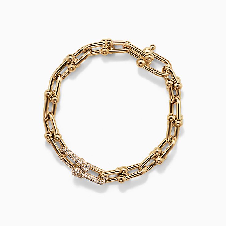 ティファニー ハードウェア リンク ブレスレット ダイヤモンド 