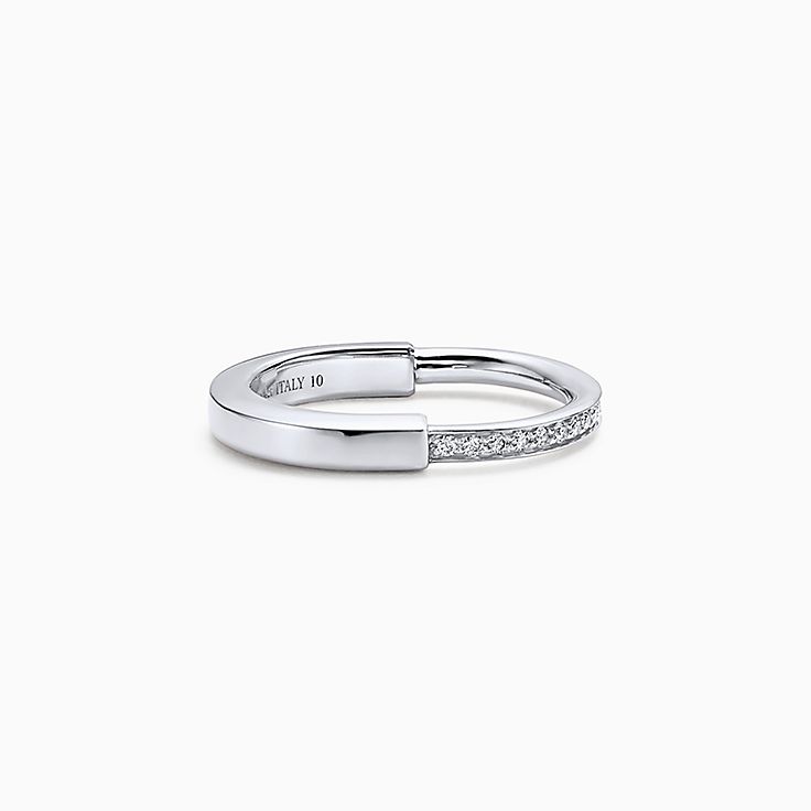 ティファニー ロック リング ダイヤモンド ホワイトゴールド | Tiffany 