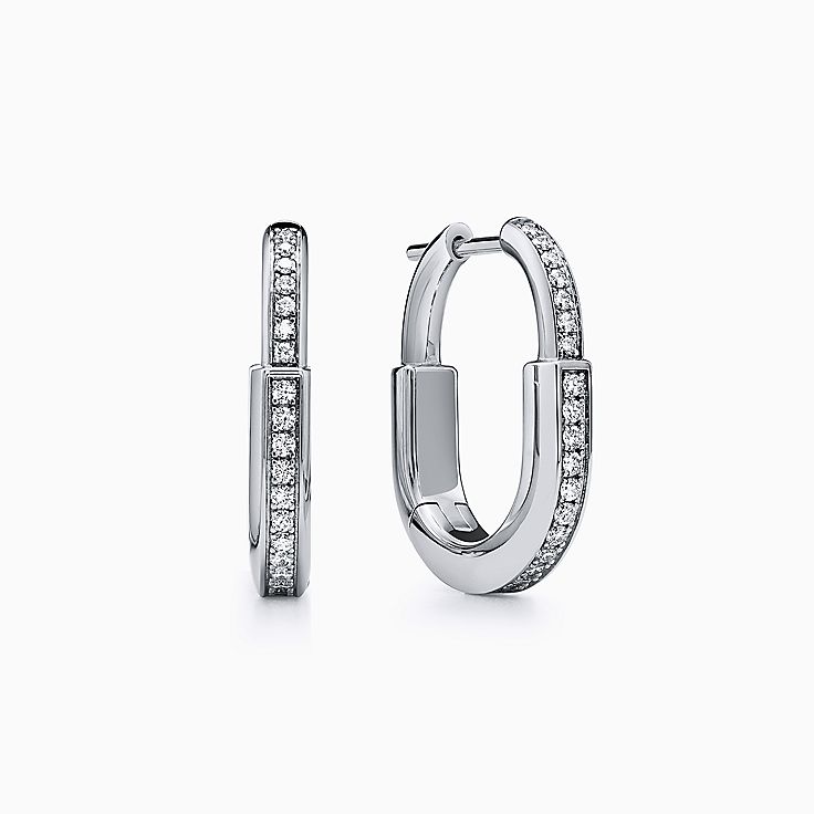 【新品未使用】Tiffany ロック　スモールピアス　ホワイトゴールド -74365973_1089330_ED.jpg?&