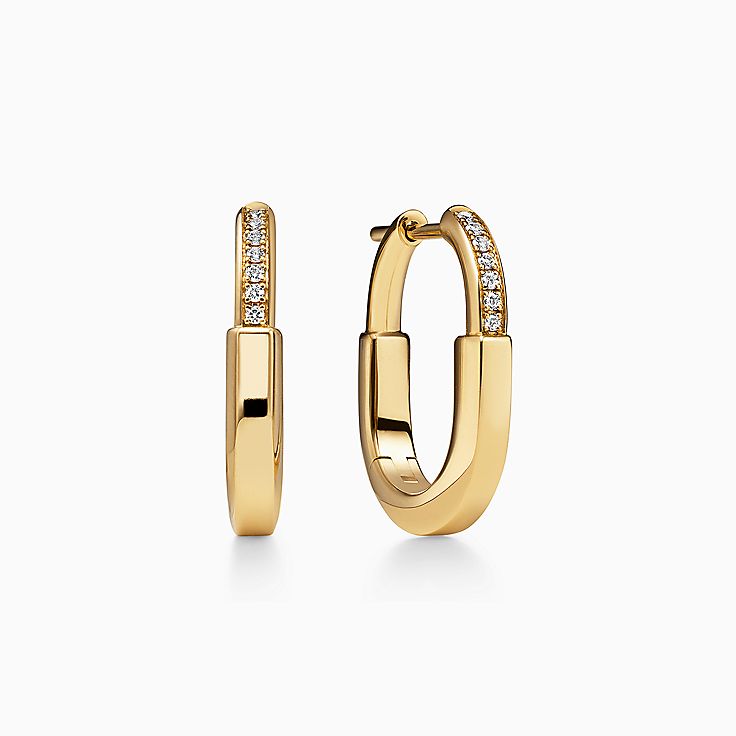 【新品未使用】Tiffany ロック　スモールピアス　ホワイトゴールド ティファニー ロック ピアス ホワイトゴールド（スモール