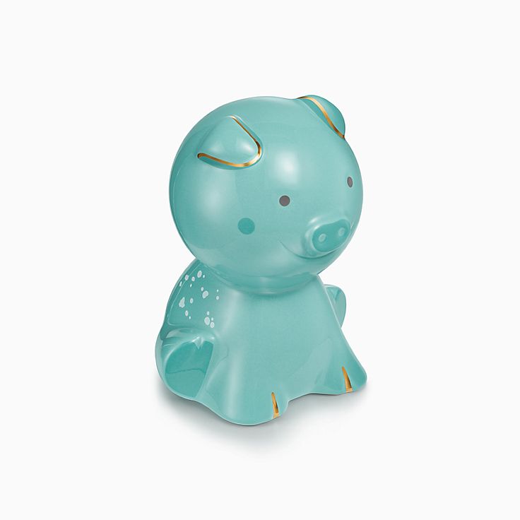 Tiffany  ティファニー　陶器　ピッグ Tiny Tiffany Pig Keepsake Box in Earthenware | Tiffany & Co. CA