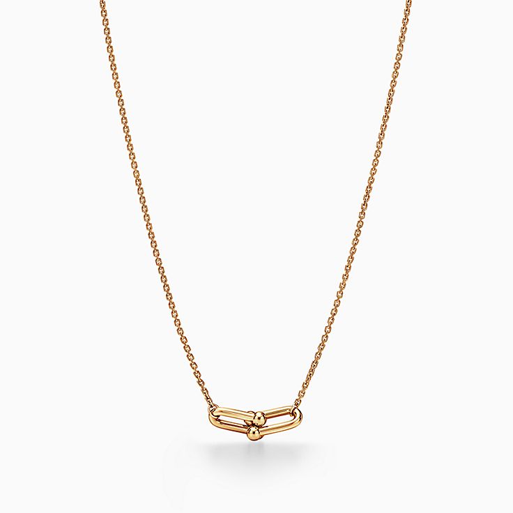 ティファニー ハードウェア ダブル リンク ペンダント イエロー  