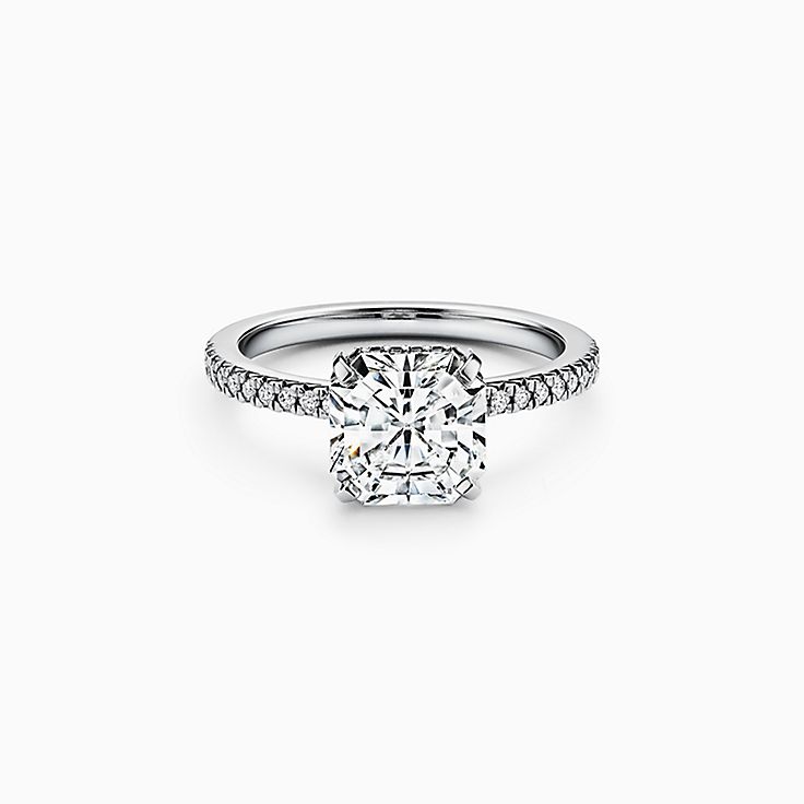 Corte Tiffany True Solitario 2 Carat Diamond Rings Tiffany Co