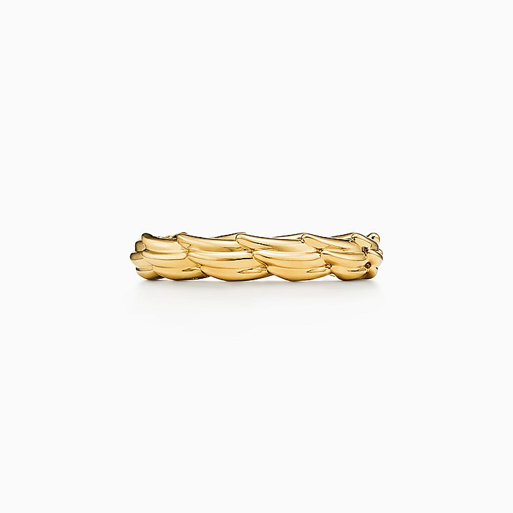 Bird on a Rock by Tiffany:Anillo angosto con alas