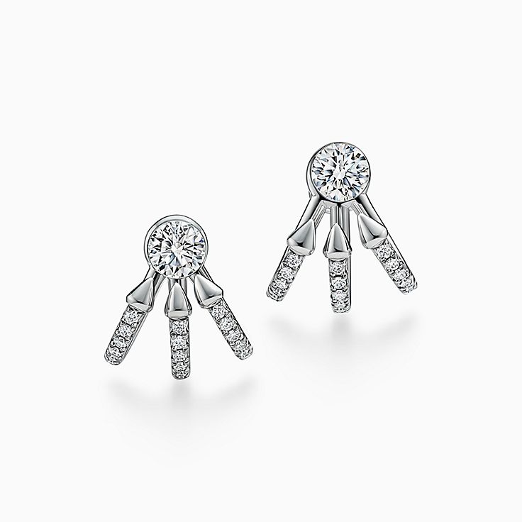 プラチナ ダイヤモンド ピアス | Tiffany & Co.