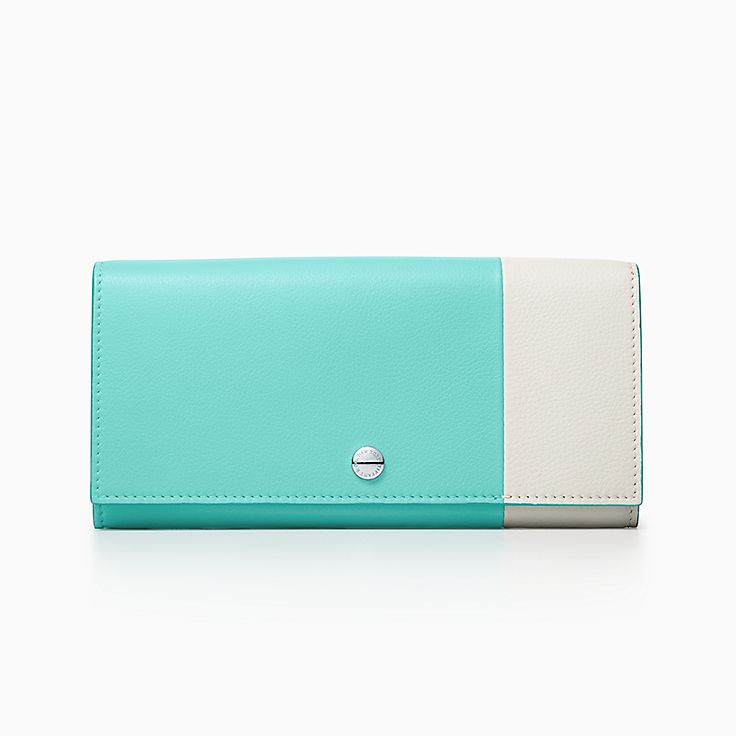 Color Block Leather Wallets | Tiffany & Co.