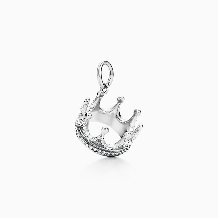 Tiffany Charms tag in sterling silver, medium.