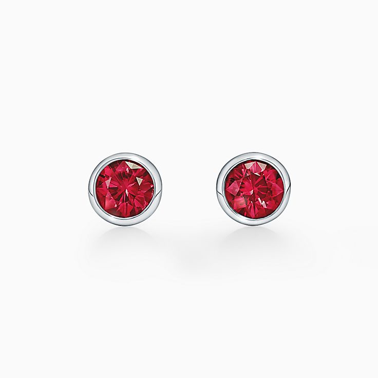 tiffany and co ruby earrings