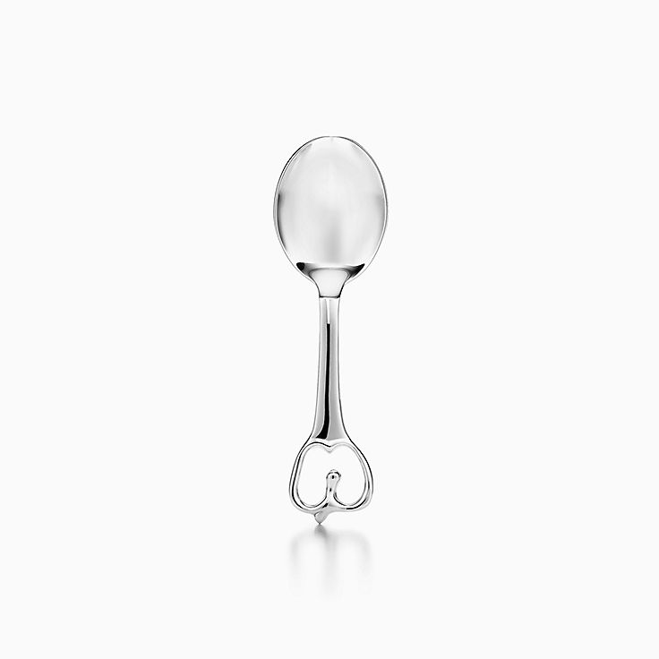Tiffany ベビースプーン&フォーク エルサペレッティ 廃番アップル Elsa Peretti®:Apple Child's Spoon | Tiffany & Co. US