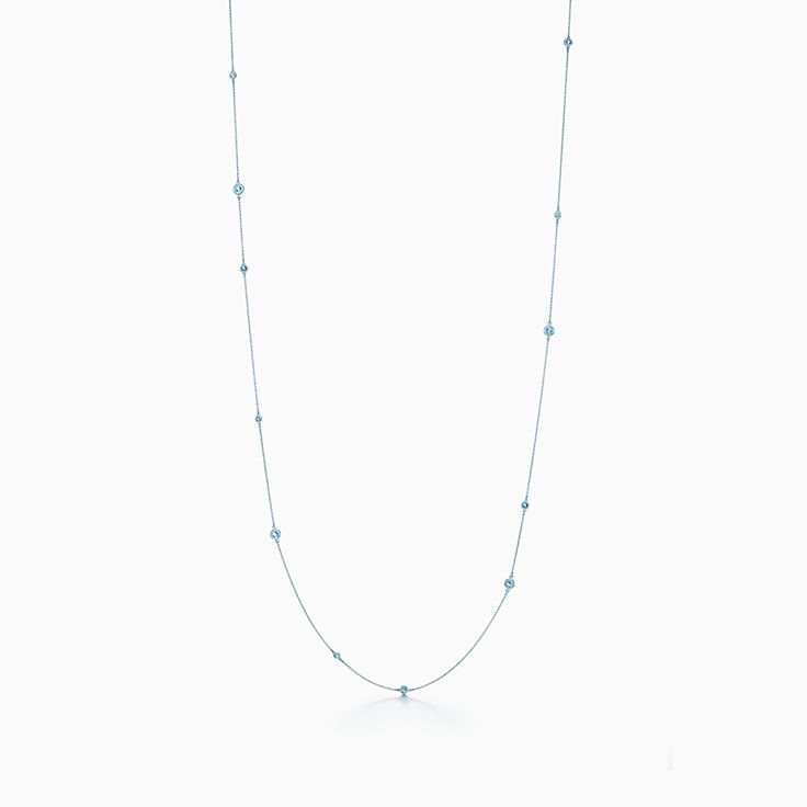 Elsa Peretti® Aquamarine Necklaces & Pendants | Tiffany & Co.