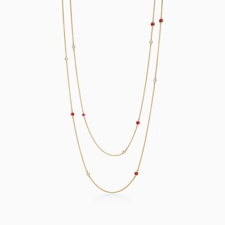 Tiffany & Co Ruby and Diamond Necklace, J.S. Fearnley