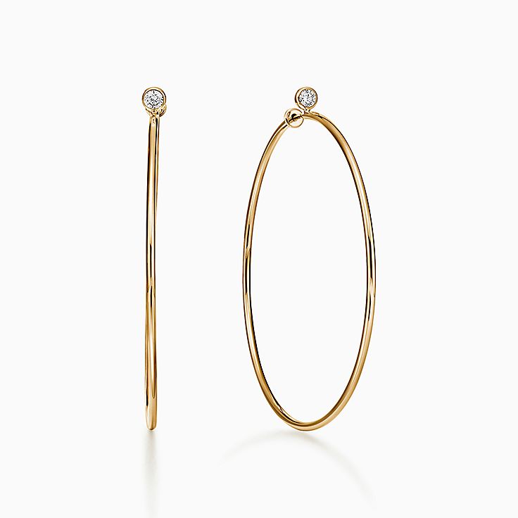 Elsa Peretti®:Diamond Hoop 耳環