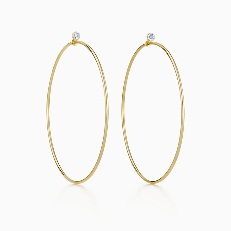 Gold hoops on on sale sale