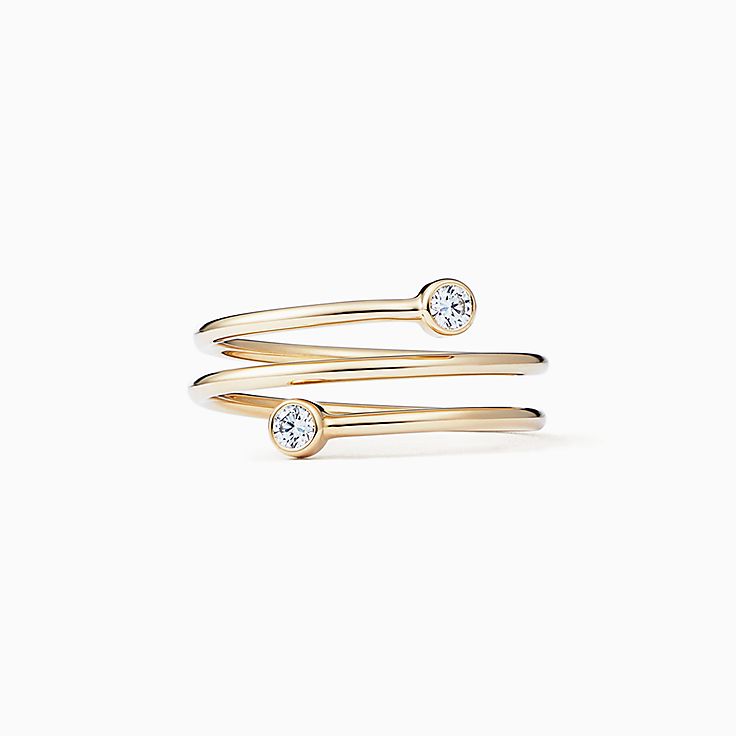 Elsa Peretti®:Diamond Hoop Ring