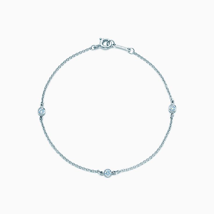 Elsa Peretti® Diamonds by the Yard® bracelet in platinum