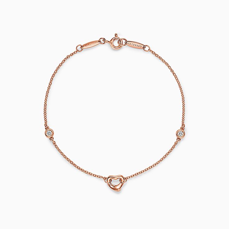 Elsa Peretti® Diamonds by the Yard® Open Heart bracelet in