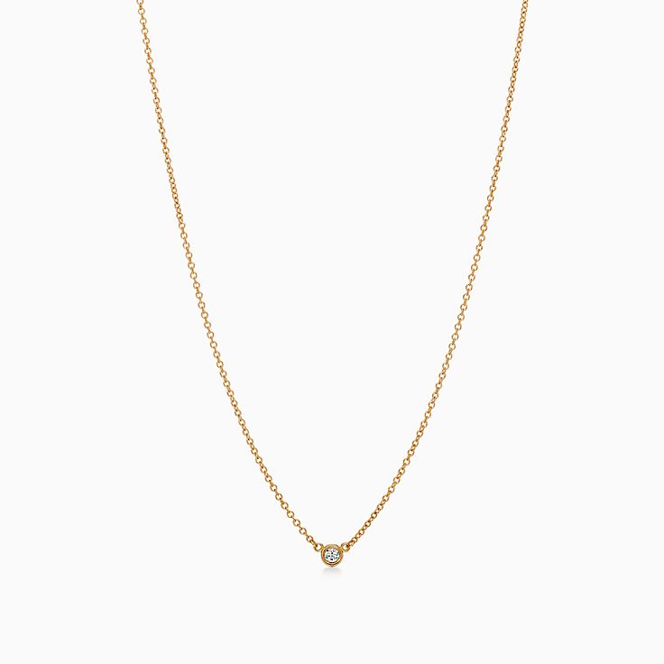 Solitaire Pear Diamond Pendant Necklace 2.25 Carats Yellow Gold 14K