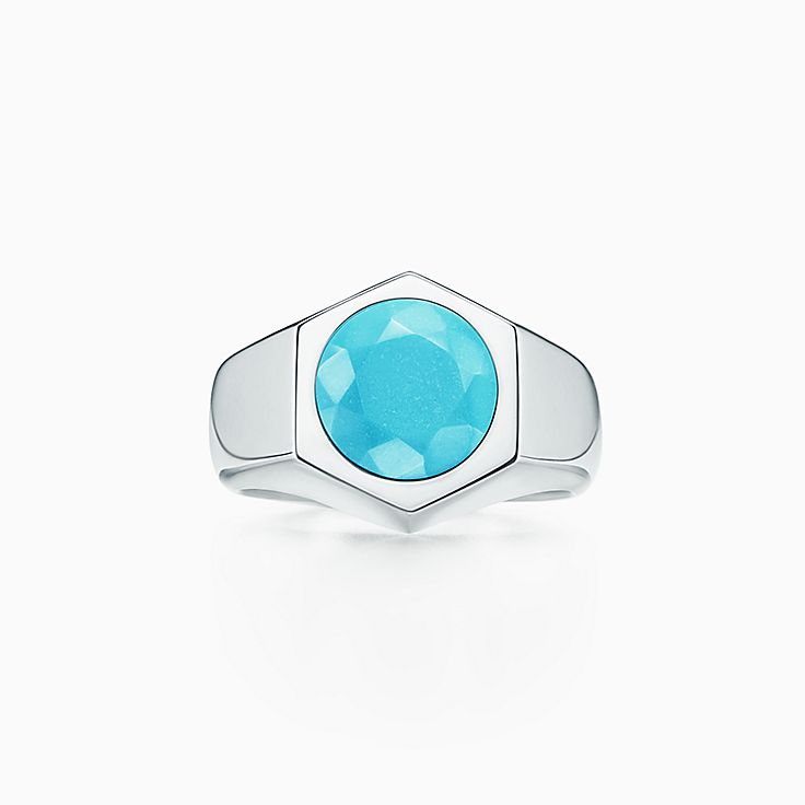 Tiffany t store ring turquoise