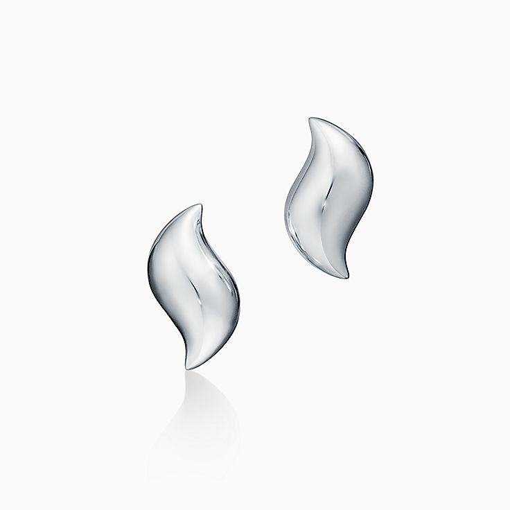 Elsa Peretti®:Feather Stud Earrings