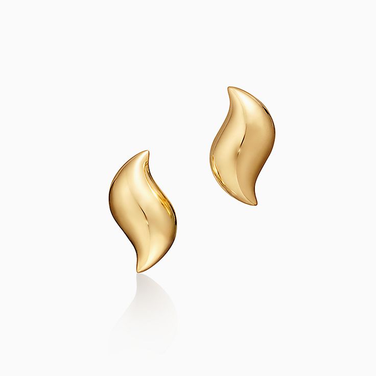 Elsa Peretti®:Feather Stud Earrings