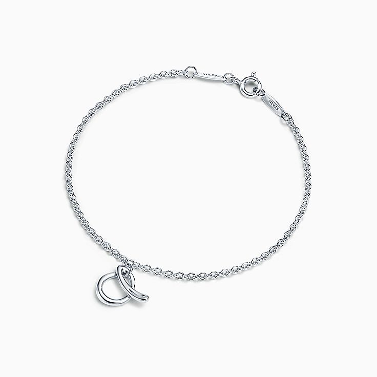 Tiffany & Co Elsa Peretti Sterling Silver Letter L Initial Charm Neckl –  QUEEN MAY