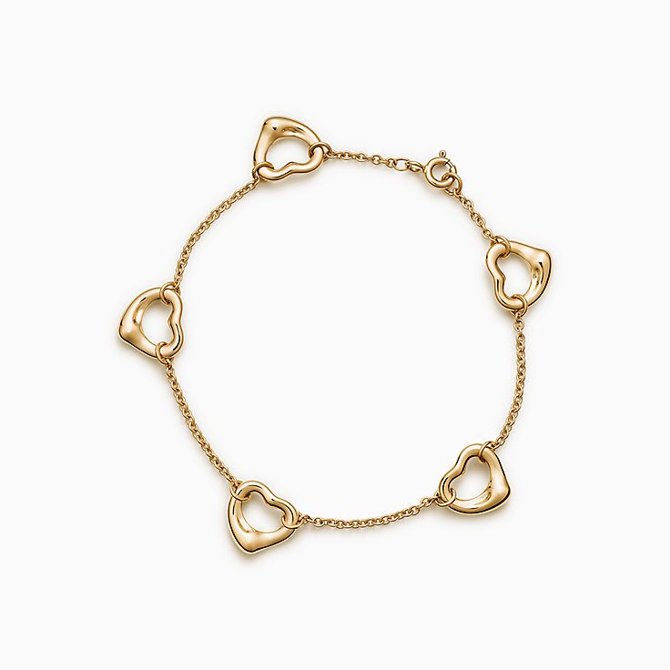 Tiffany & Co. Elsa Peretti Five-Charm Bracelet in Pl #518167 – Beladora