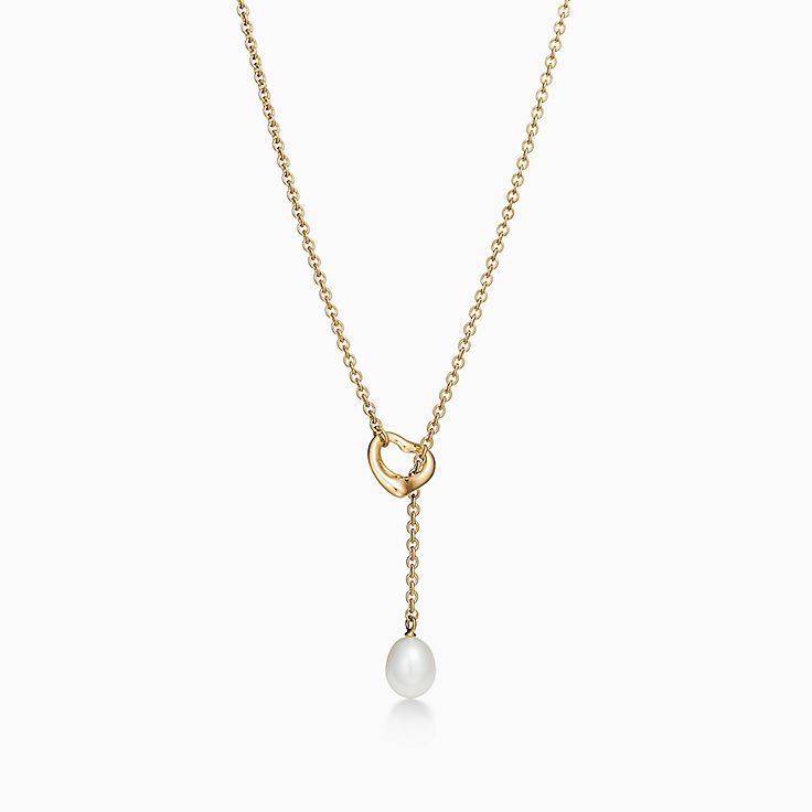 Tiffany single pearl on sale drop necklace