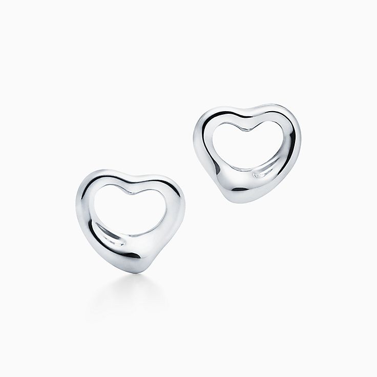 Elsa Peretti®:Open Heart Stud Earrings