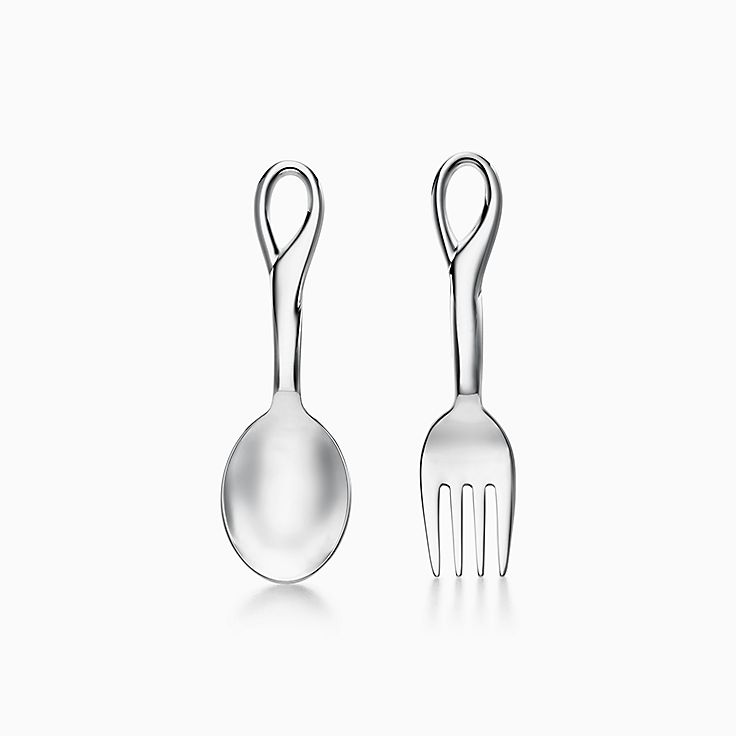 Elsa Peretti™:Padova Fork and Spoon Baby Set